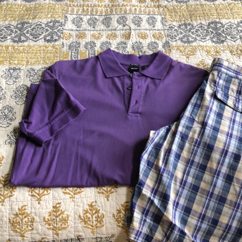 Hugo boss polo size Large